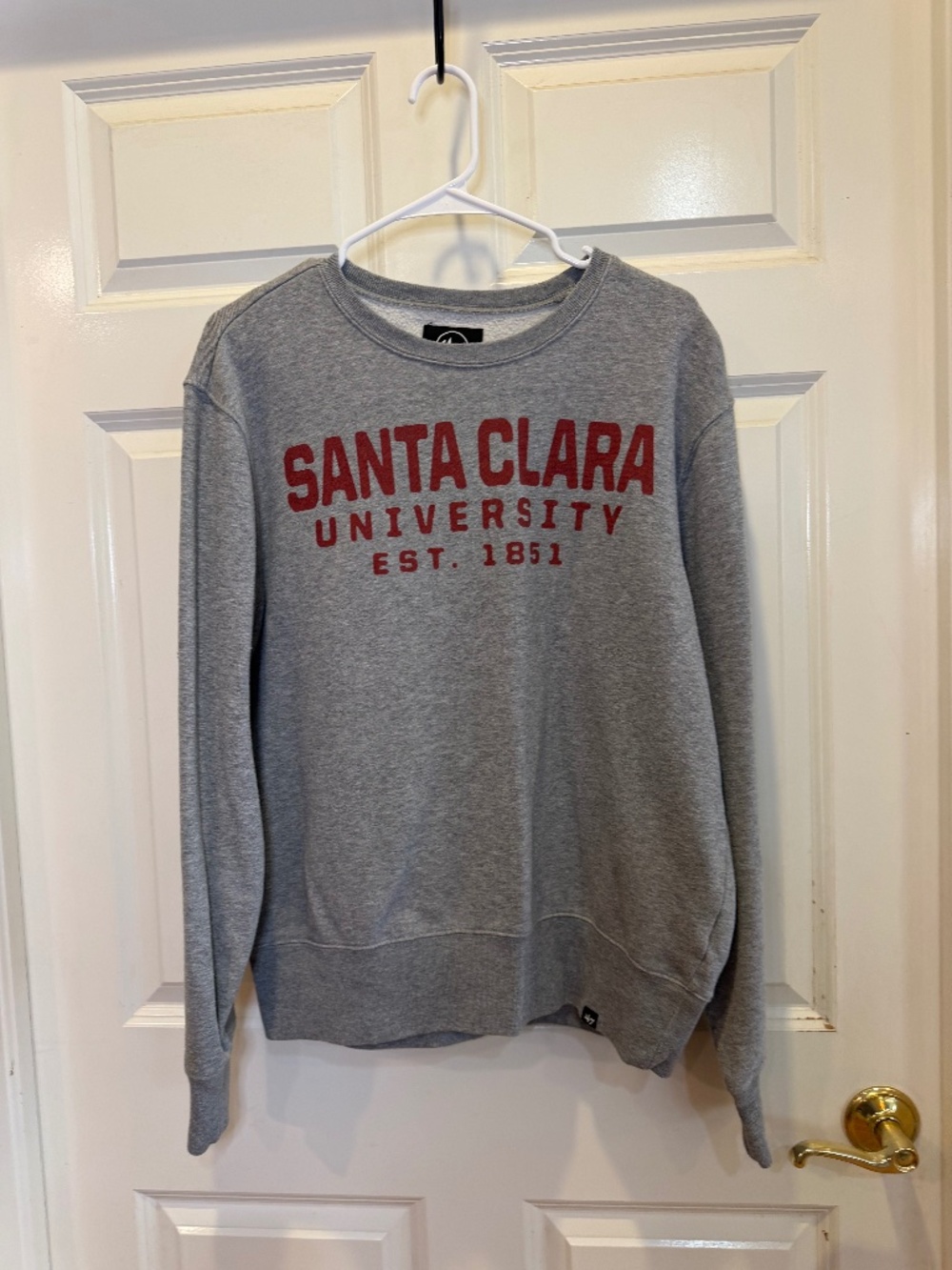 Women's Santa Clara University Crewneck Sweatshirt Brand '47 - Rarely Worn - L